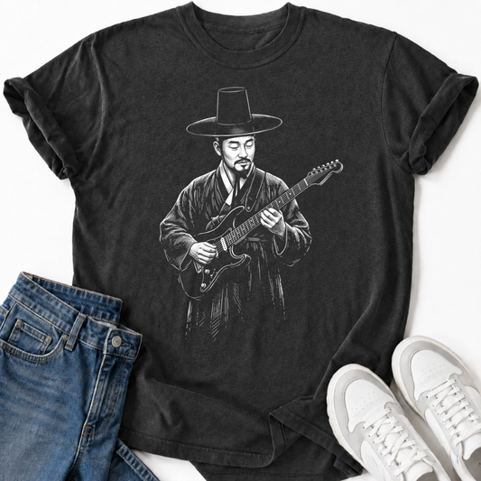 GUITARIST IN HANBOK T-SHIRT