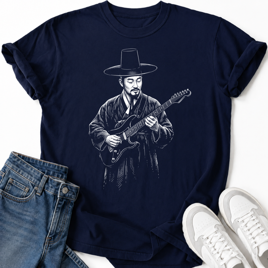 GUITARIST IN HANBOK T-SHIRT