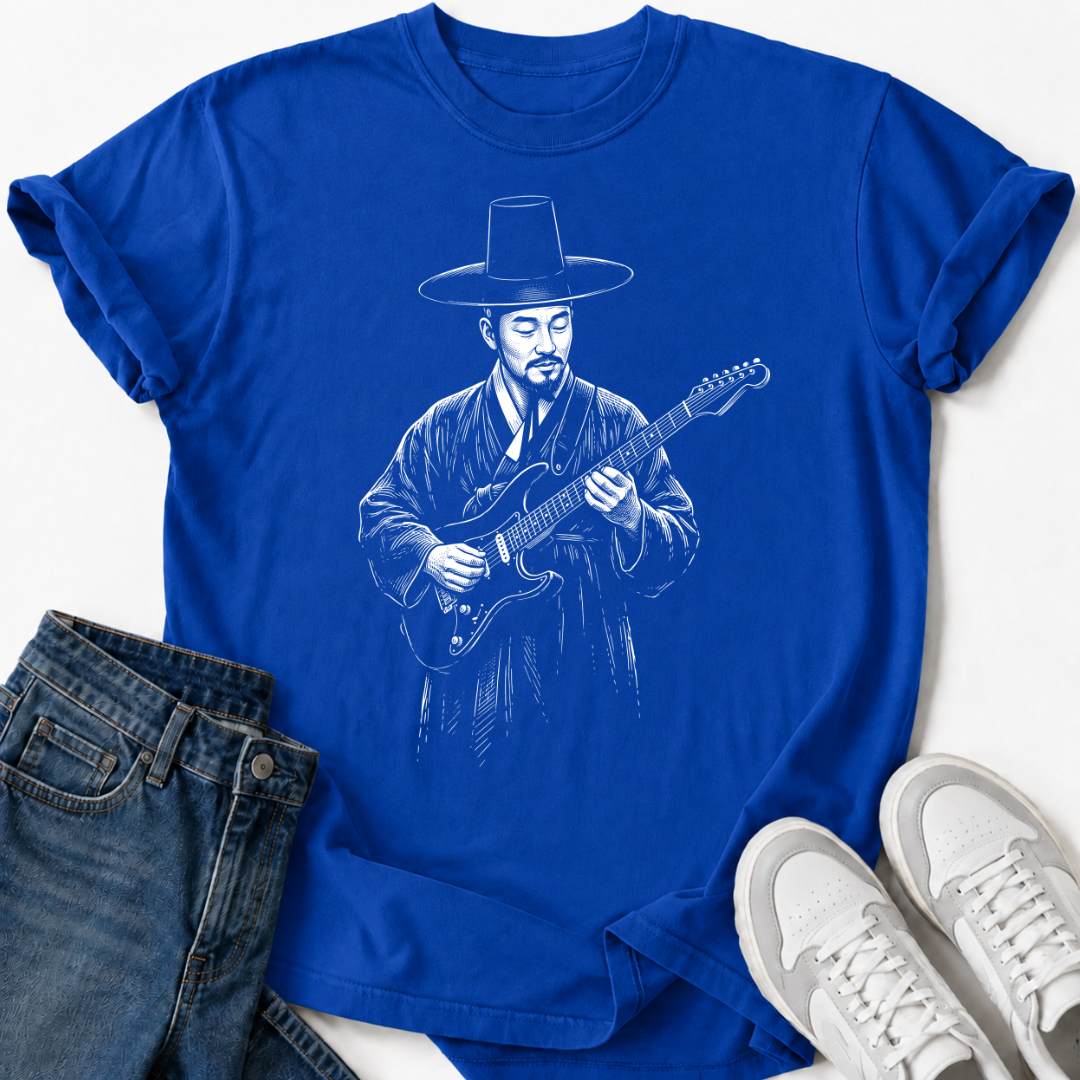 GUITARIST IN HANBOK T-SHIRT