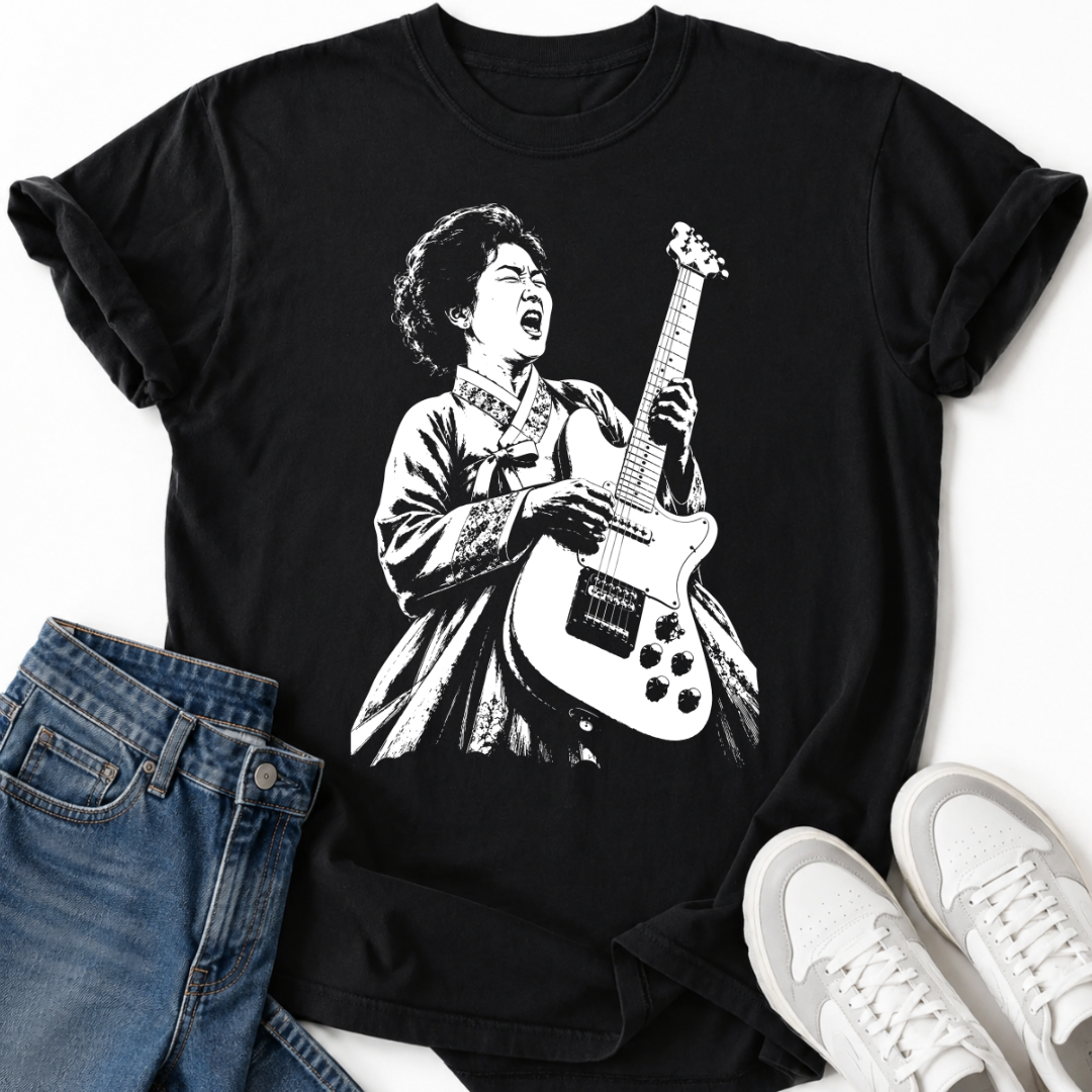 KOREAN WOMAN ROCKSTAR T-SHIRT