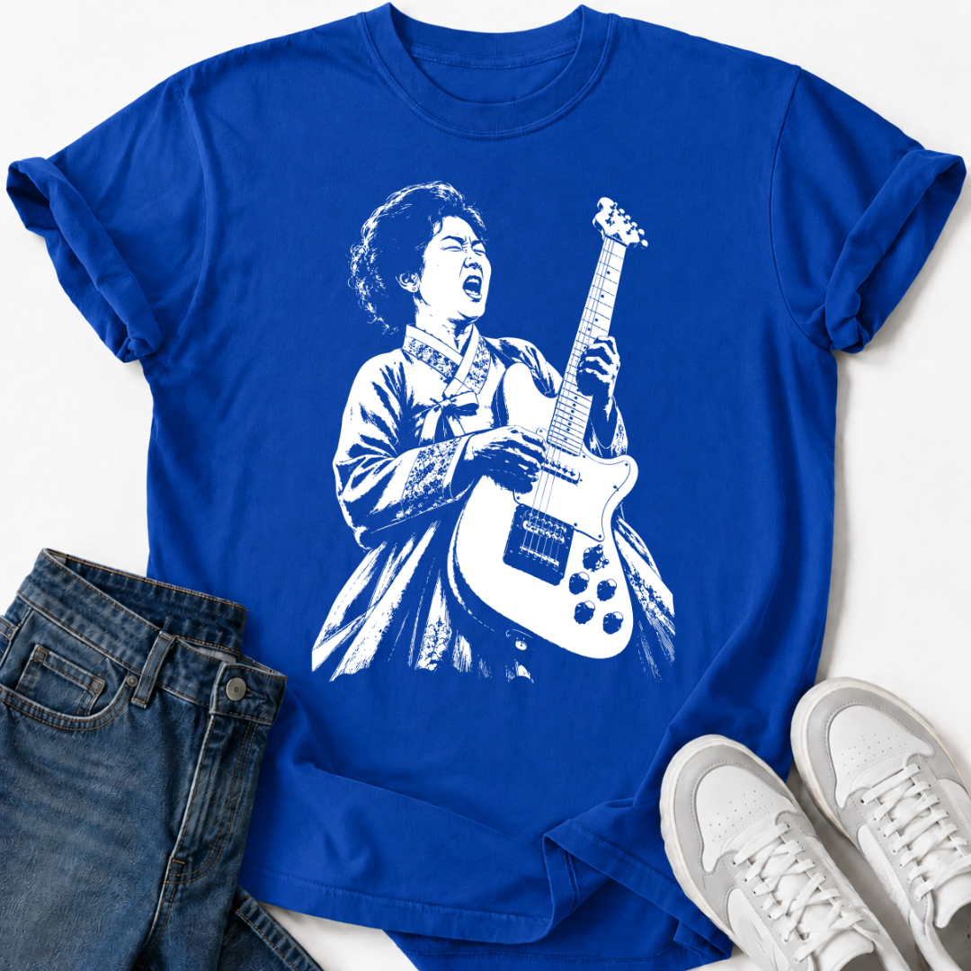 KOREAN WOMAN ROCKSTAR T-SHIRT