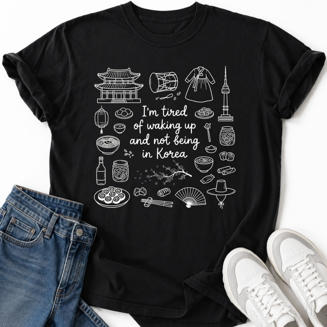 TRAVEL & KOREAN CULTURE T-SHIRT