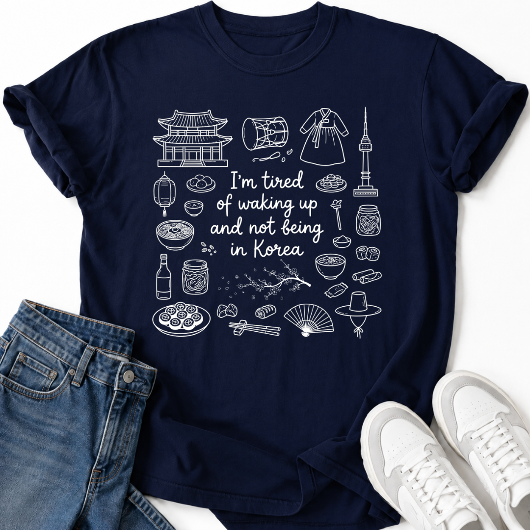 TRAVEL & KOREAN CULTURE T-SHIRT
