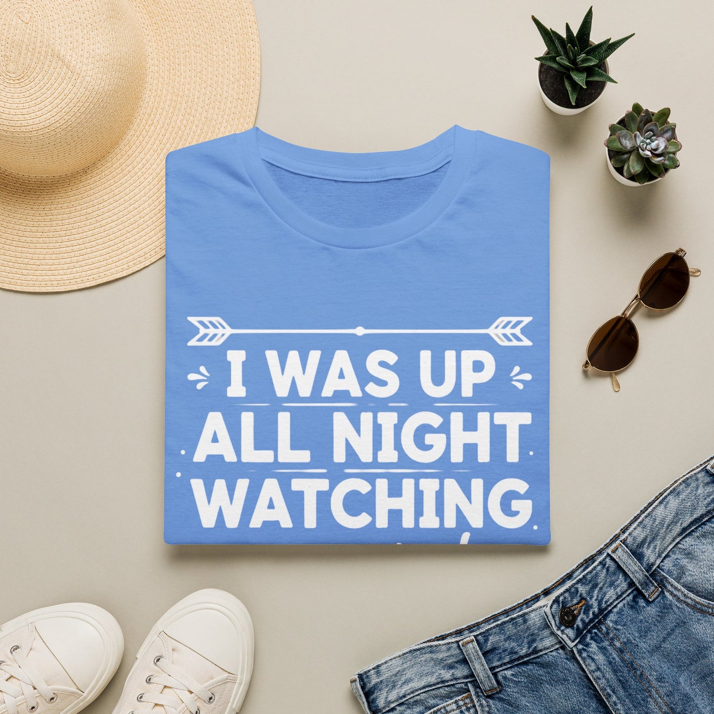 Korean Drama Fan T-Shirt — "I Was Up All Night Watching Korean Drama" Tee