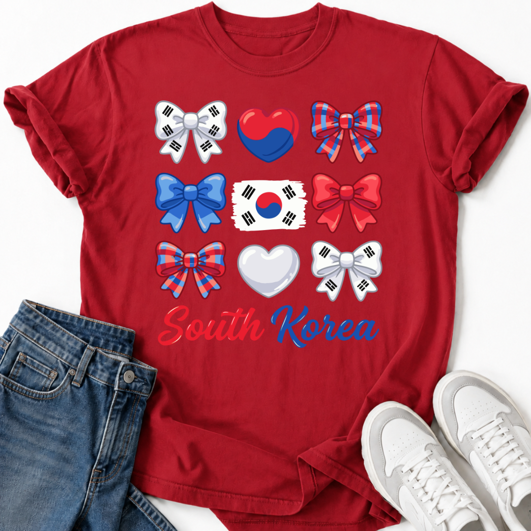 SOUTH KOREA BOW T-SHIRT