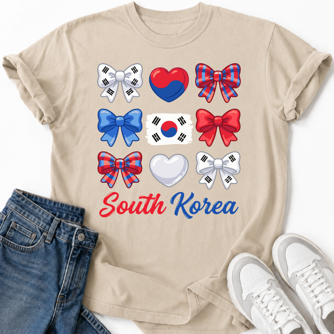 SOUTH KOREA BOW T-SHIRT