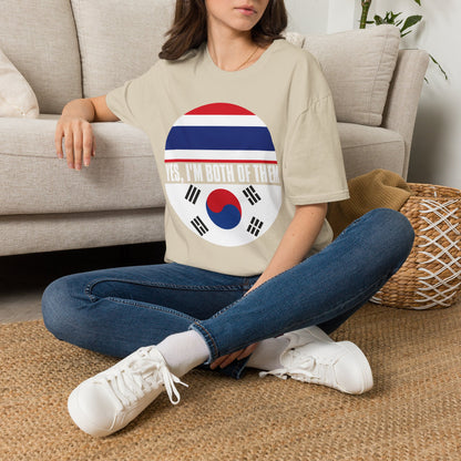 T-Shirt — Yes, I'm Both of Them (Korean-Thai Pride)