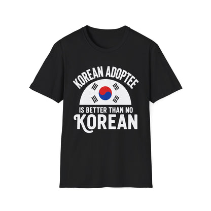 Korean Adoptee T-Shirt – Proud Korean Flag Graphic Tee