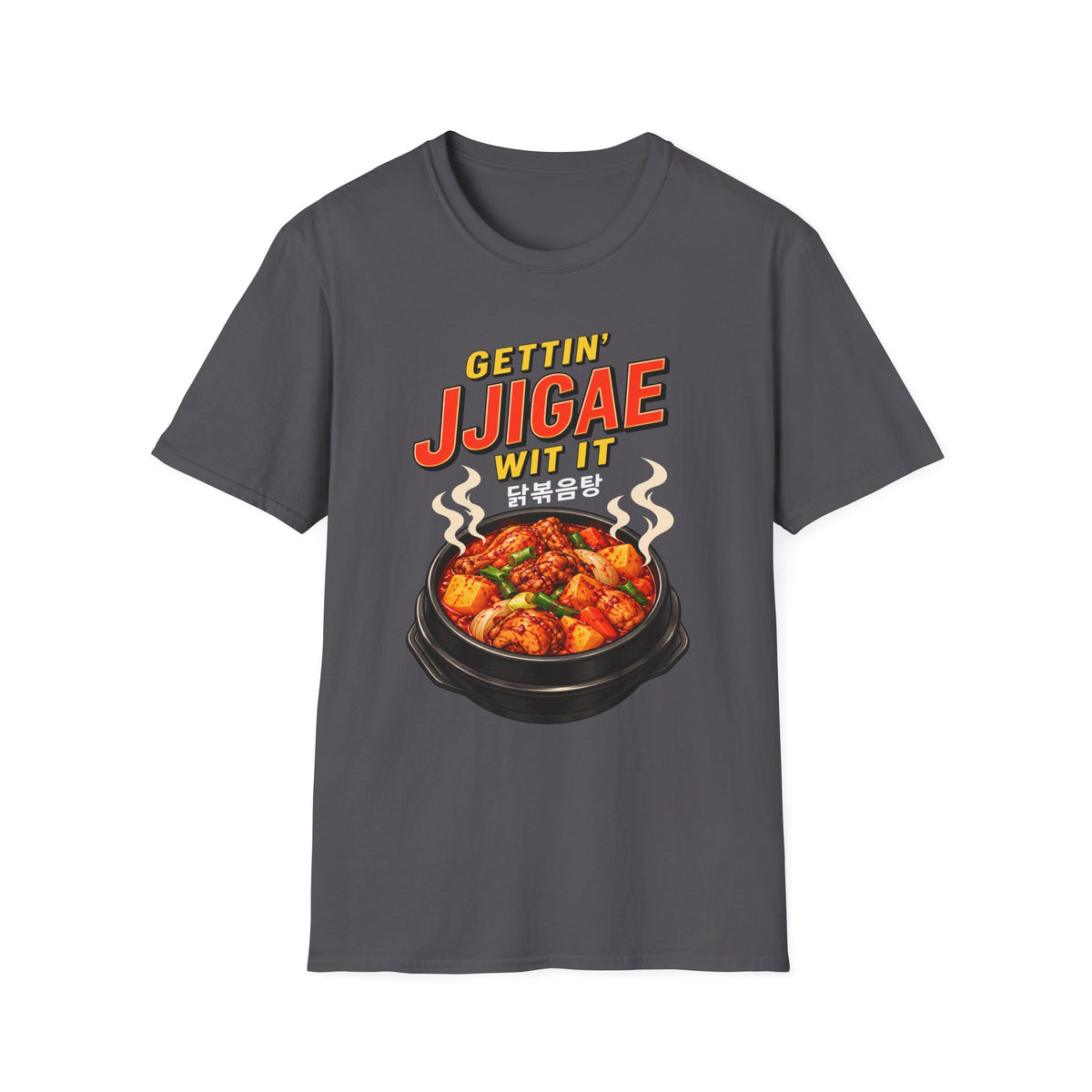 T-Shirt — 'Gettin' Jjigae Wit It' Korean Stew Graphic Tee