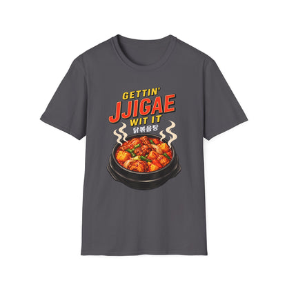 T-Shirt — 'Gettin' Jjigae Wit It' Korean Stew Graphic Tee