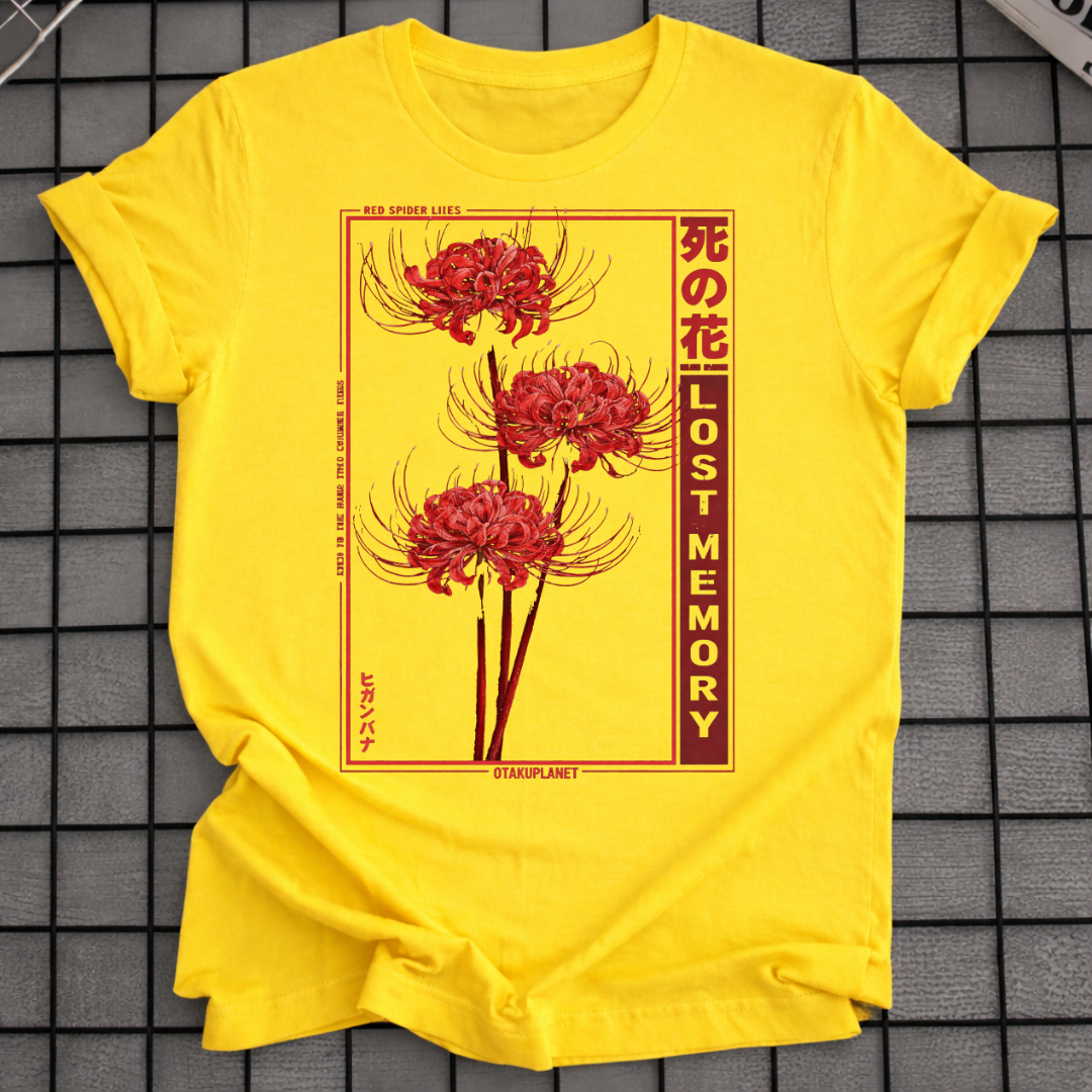 Japanische Rote Spinnenlilie T-Shirt