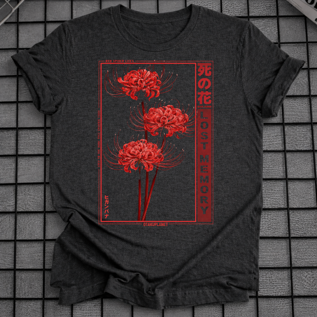 Japanische Rote Spinnenlilie T-Shirt