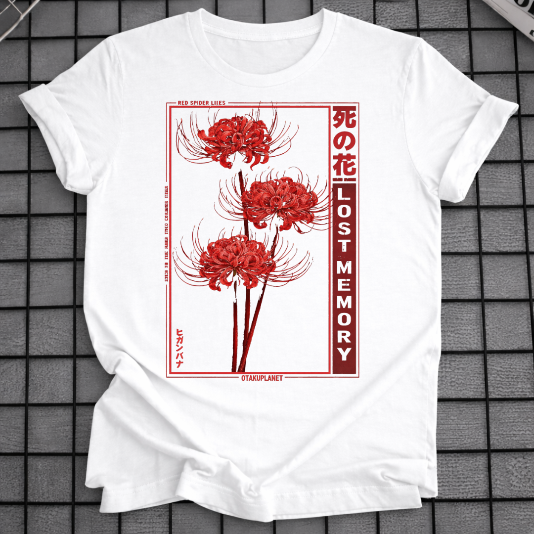 Japanische Rote Spinnenlilie T-Shirt