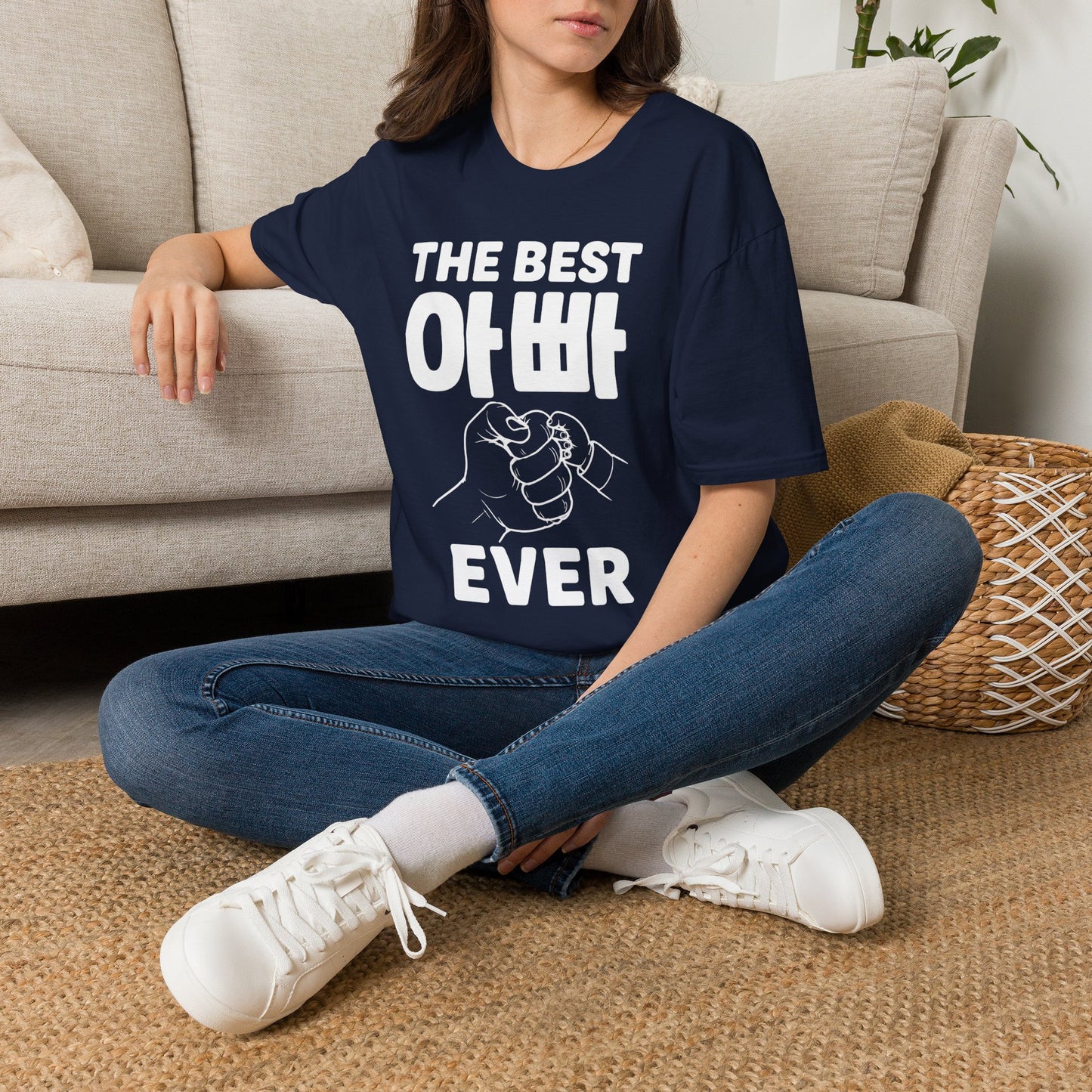 The Best 아빠 Ever T-Shirt — Father's Day Korean Dad Tee