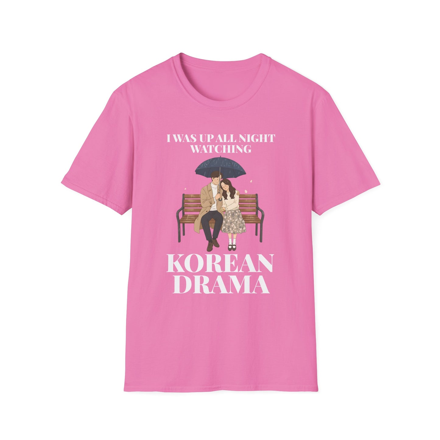 Korean Drama T-Shirt — "I Was Up All Night Watching" Fan Tee
