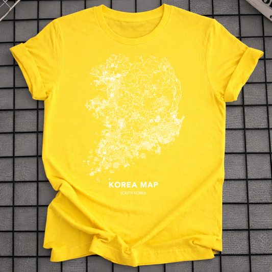 SOUTH KOREA MAP T-SHIRT