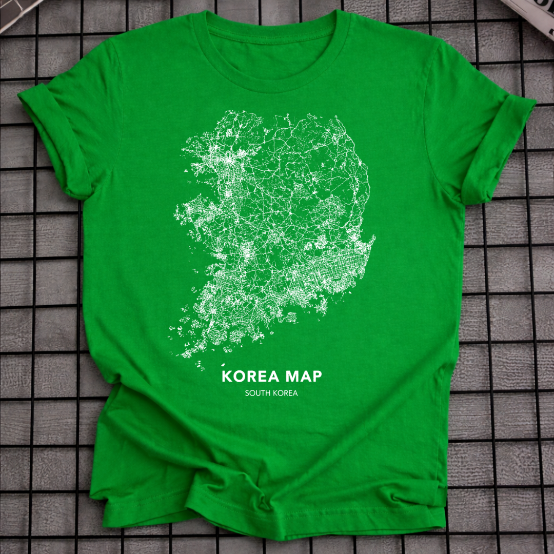 SOUTH KOREA MAP T-SHIRT