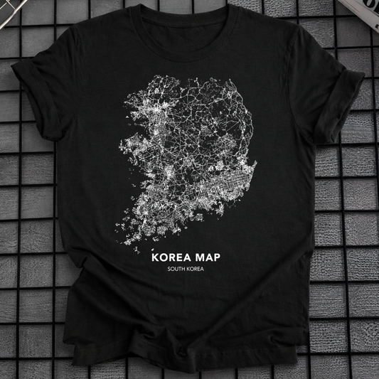 SOUTH KOREA MAP T-SHIRT