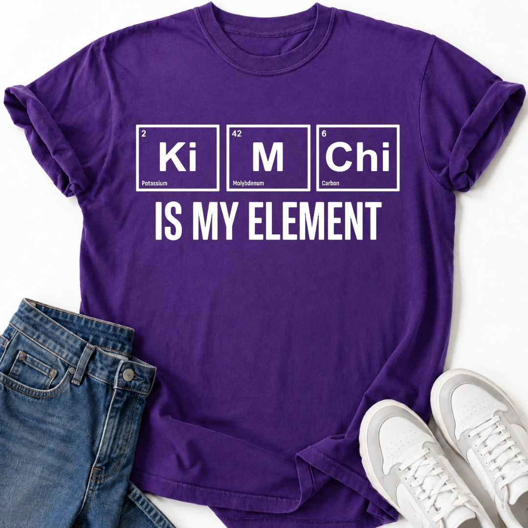 KIMCHI IS MY ELEMENT T-SHIRT