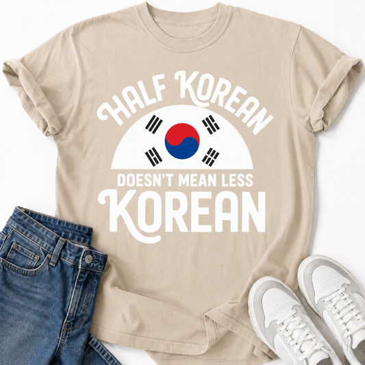 DOESN'T MEAN LESS KOREAN T-SHIRT