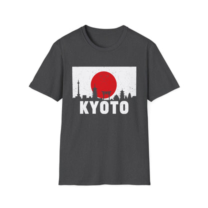 Kyoto Skyline T-Shirt — Japanese Rising Sun Graphic Tee