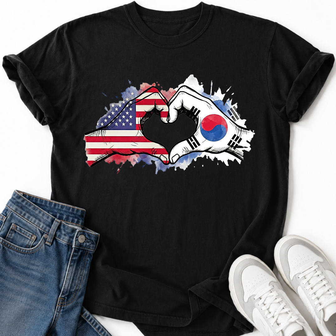 KOREA USA FRIENDSHIP T-SHIRT