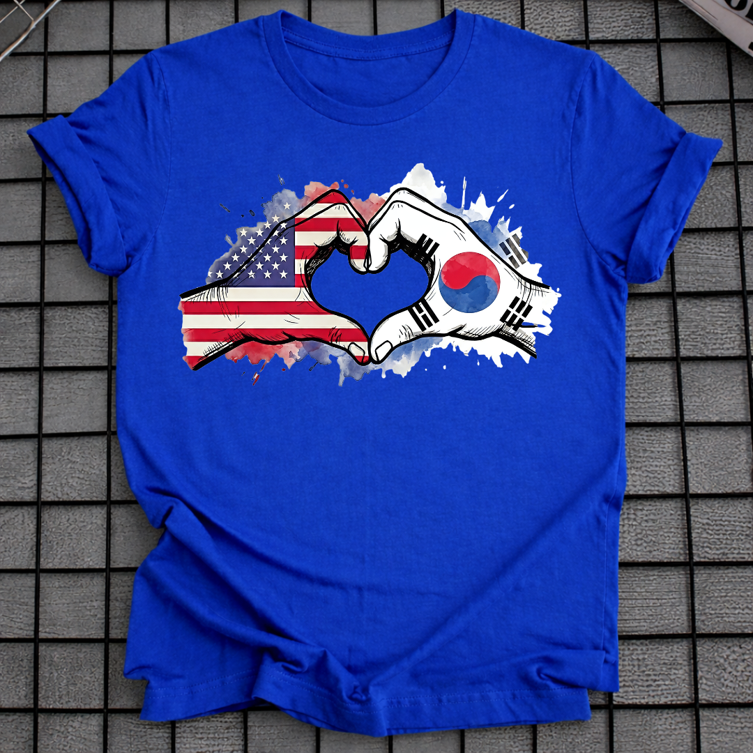 KOREA USA FRIENDSHIP T-SHIRT
