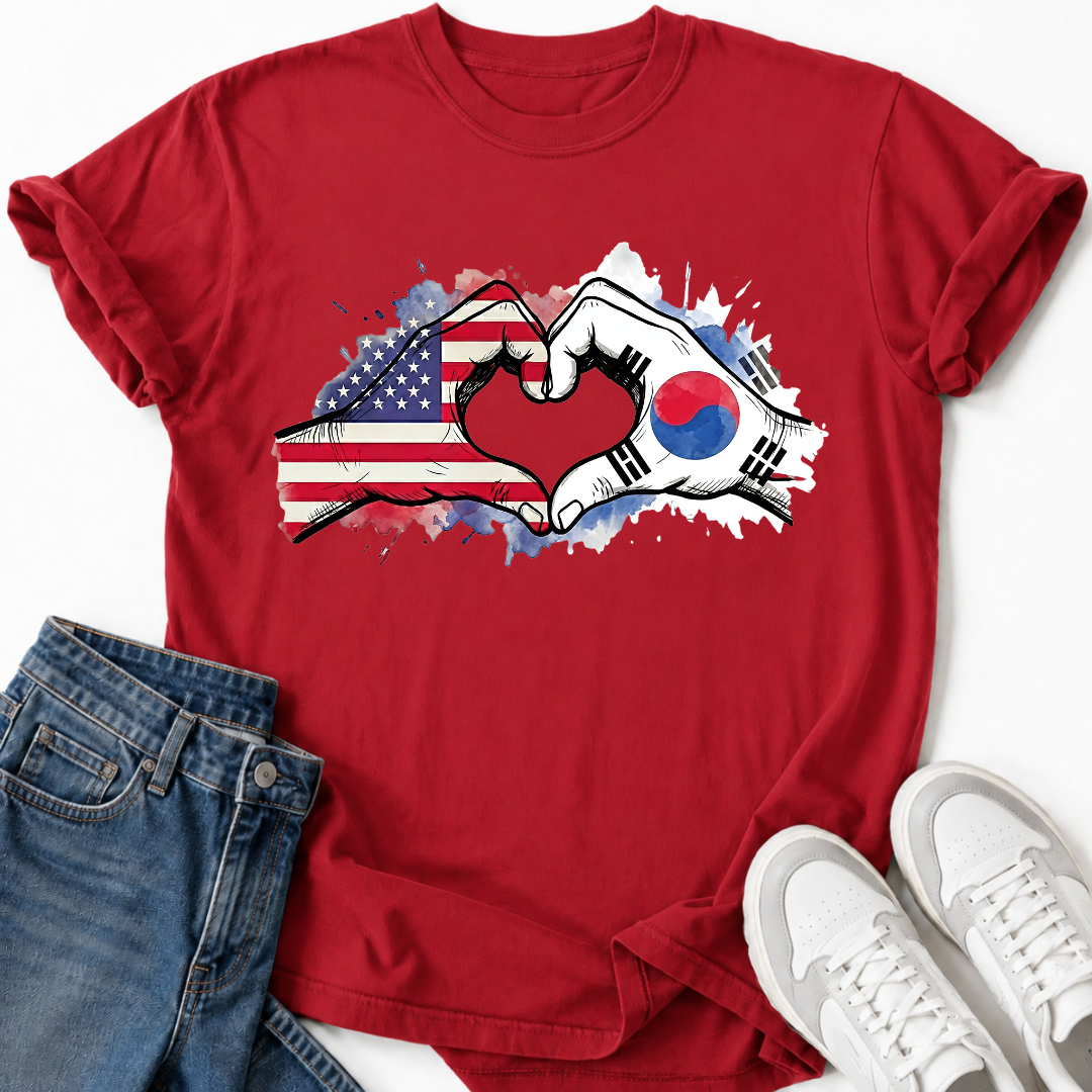 KOREA USA FRIENDSHIP T-SHIRT