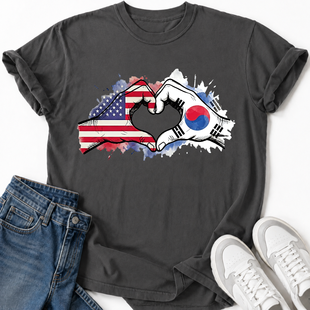 KOREA USA FRIENDSHIP T-SHIRT