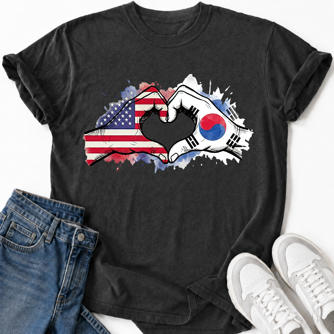 KOREA USA FRIENDSHIP T-SHIRT