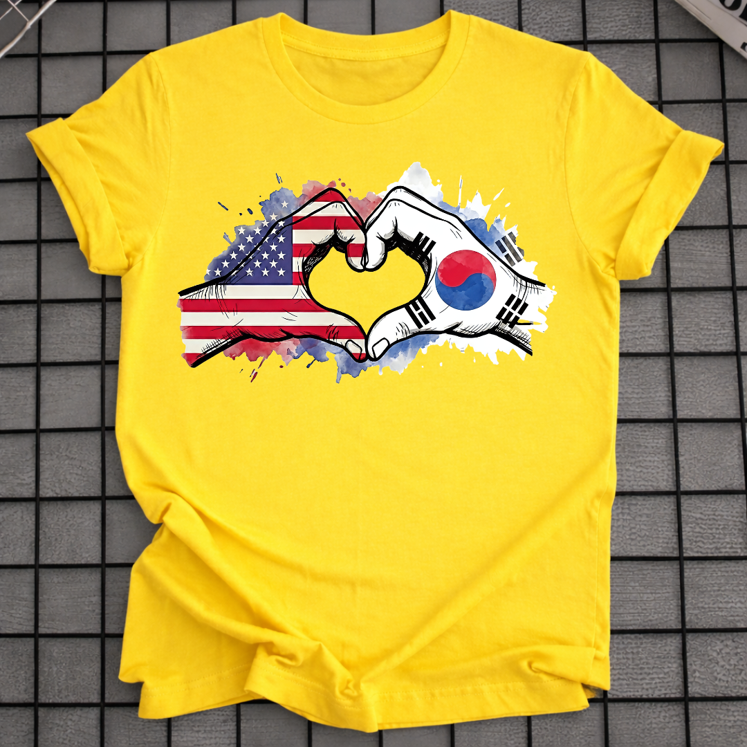 KOREA USA FRIENDSHIP T-SHIRT