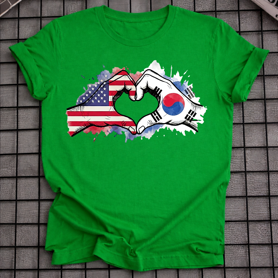 KOREA USA FRIENDSHIP T-SHIRT