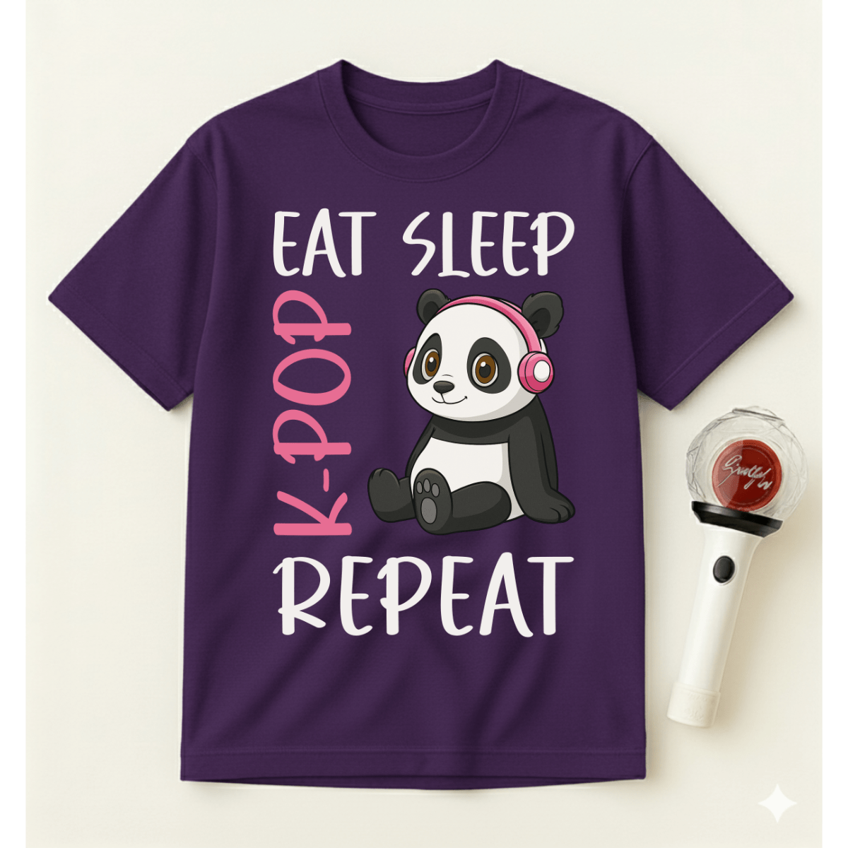 EAT SLEEP K-POP REPEAT T-SHIRT