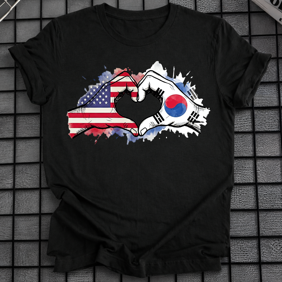 KOREA USA FRIENDSHIP T-SHIRT