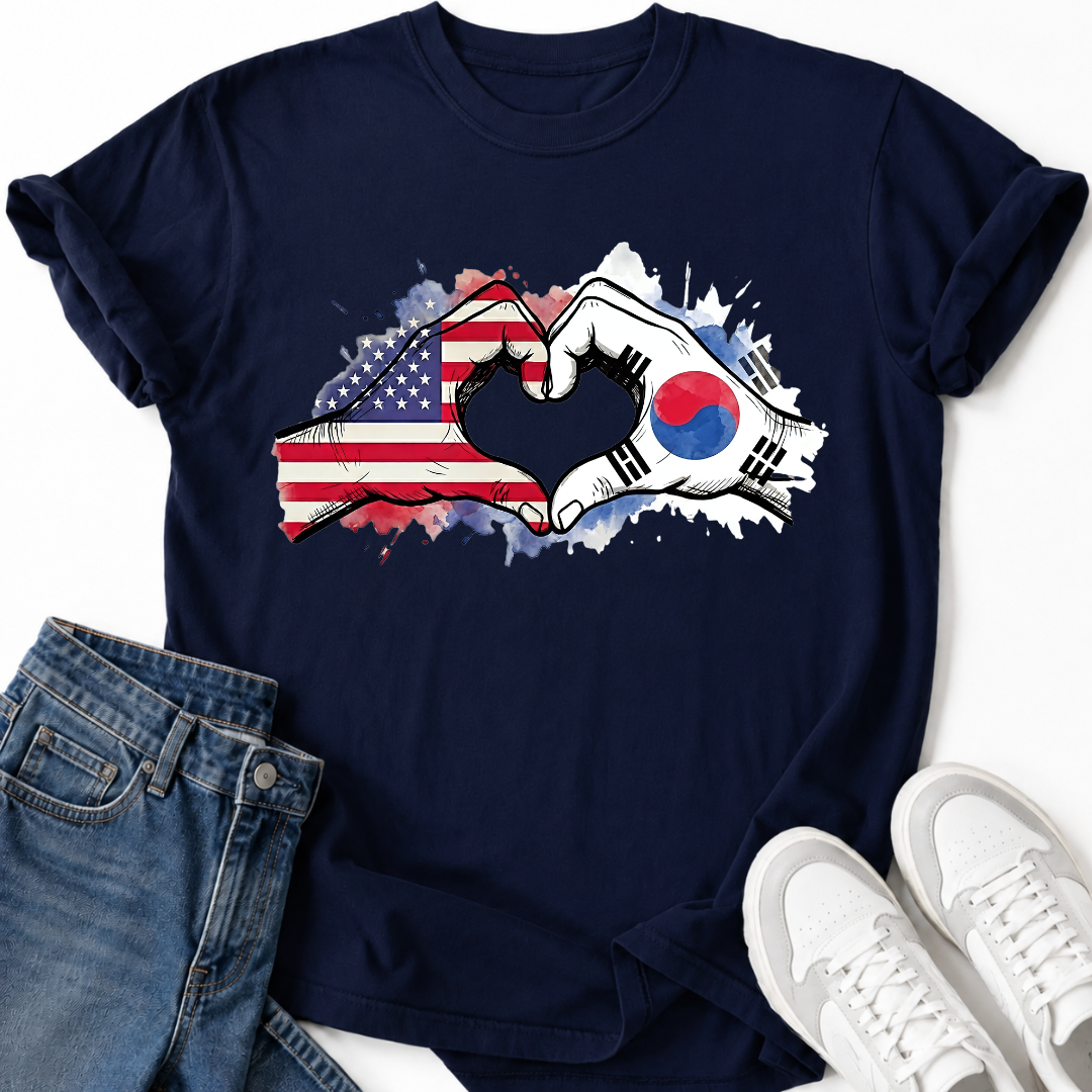 KOREA USA FRIENDSHIP T-SHIRT