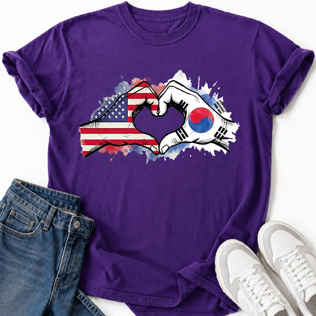 KOREA USA FRIENDSHIP T-SHIRT