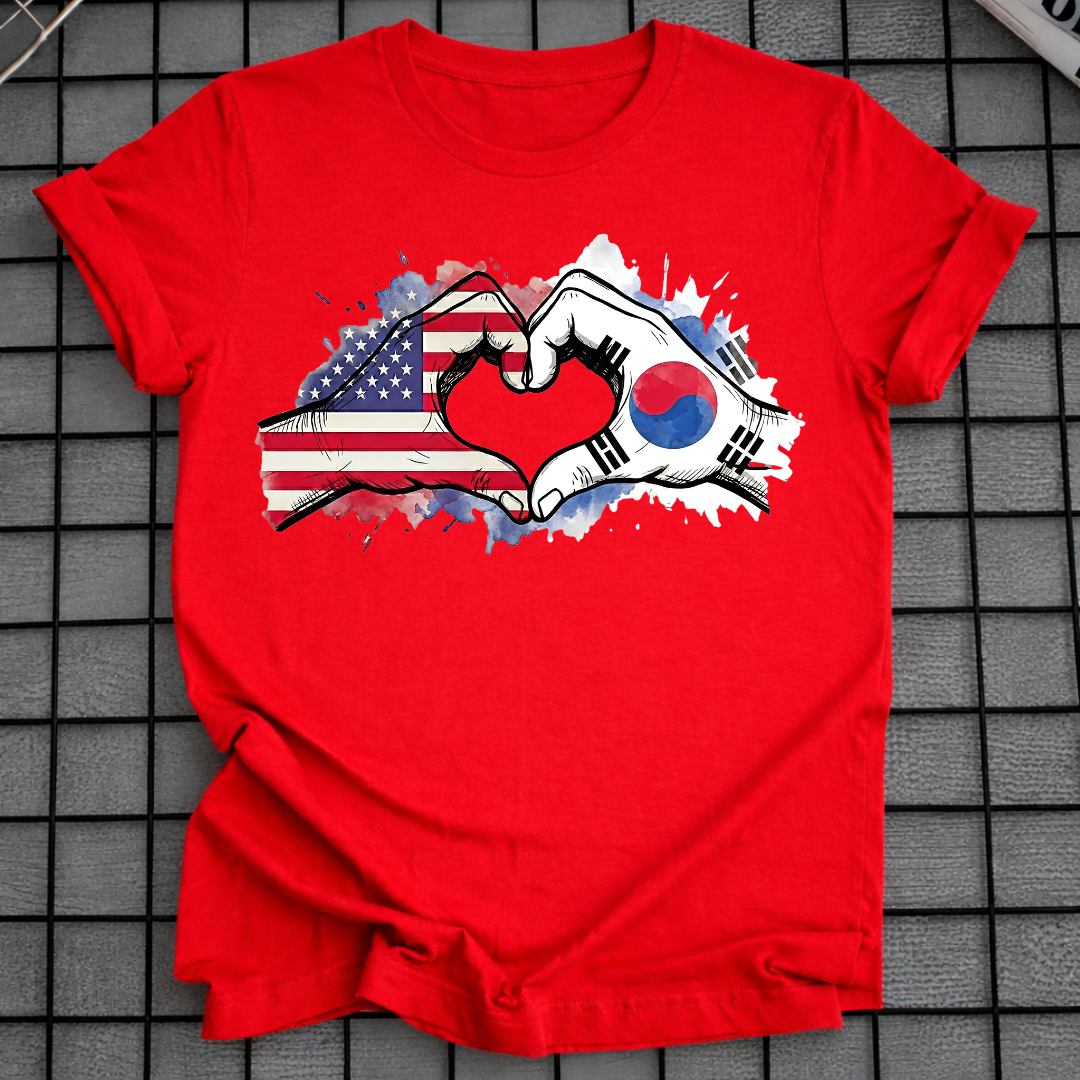 KOREA USA FRIENDSHIP T-SHIRT