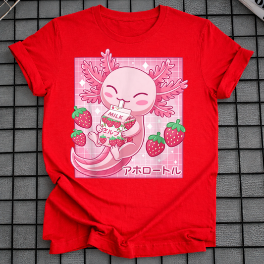 STRAWBERRY AXOLOTL T-SHIRT