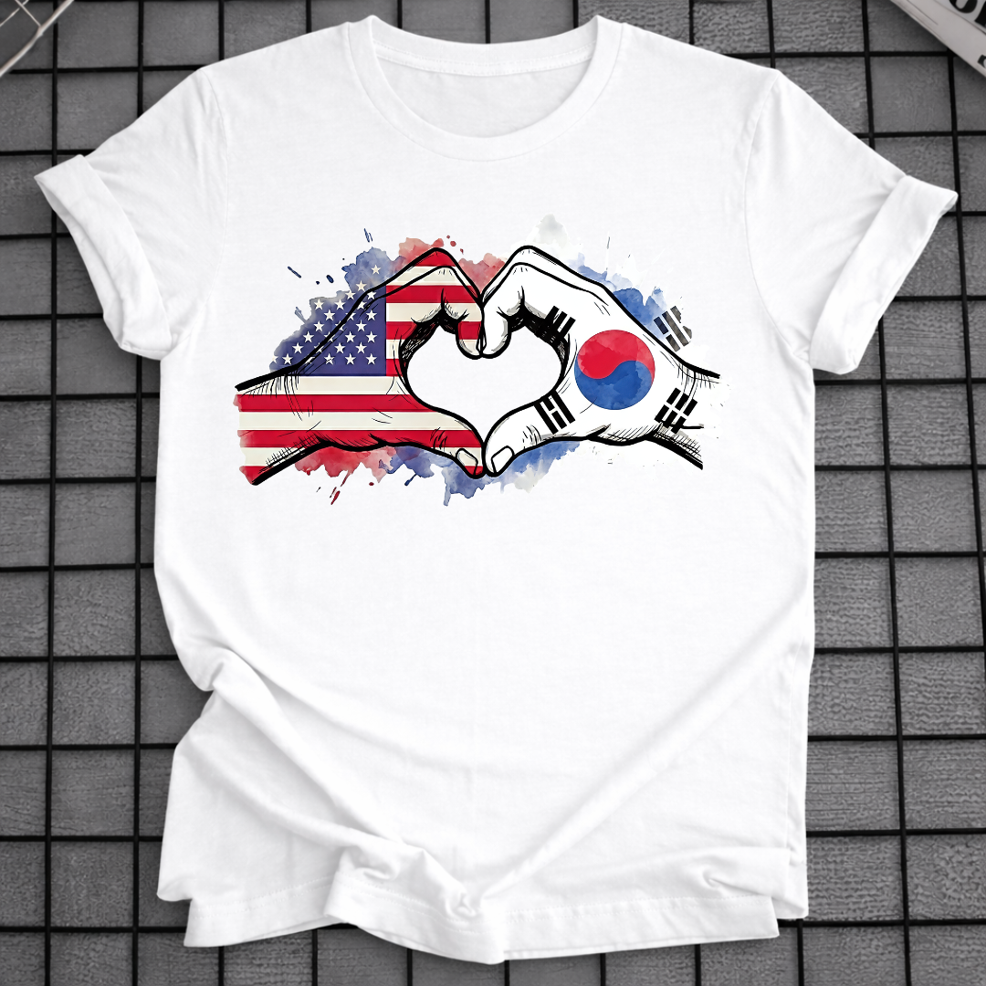 KOREA USA FRIENDSHIP T-SHIRT