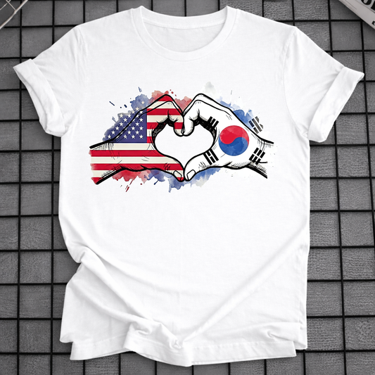 KOREA USA FRIENDSHIP T-SHIRT