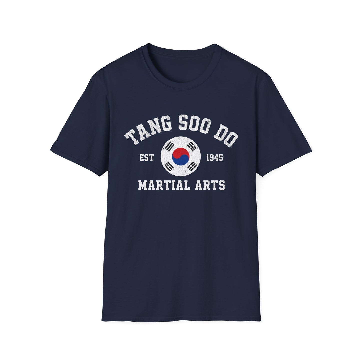 Tang Soo Do Martial Arts T-Shirt – Korean Flag Tae Kwon Do Training Tee (Est. 1945)