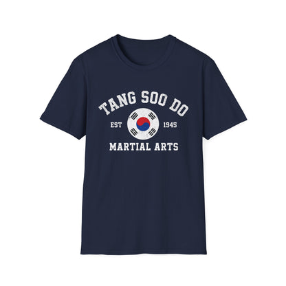 Tang Soo Do Martial Arts T-Shirt – Korean Flag Tae Kwon Do Training Tee (Est. 1945)