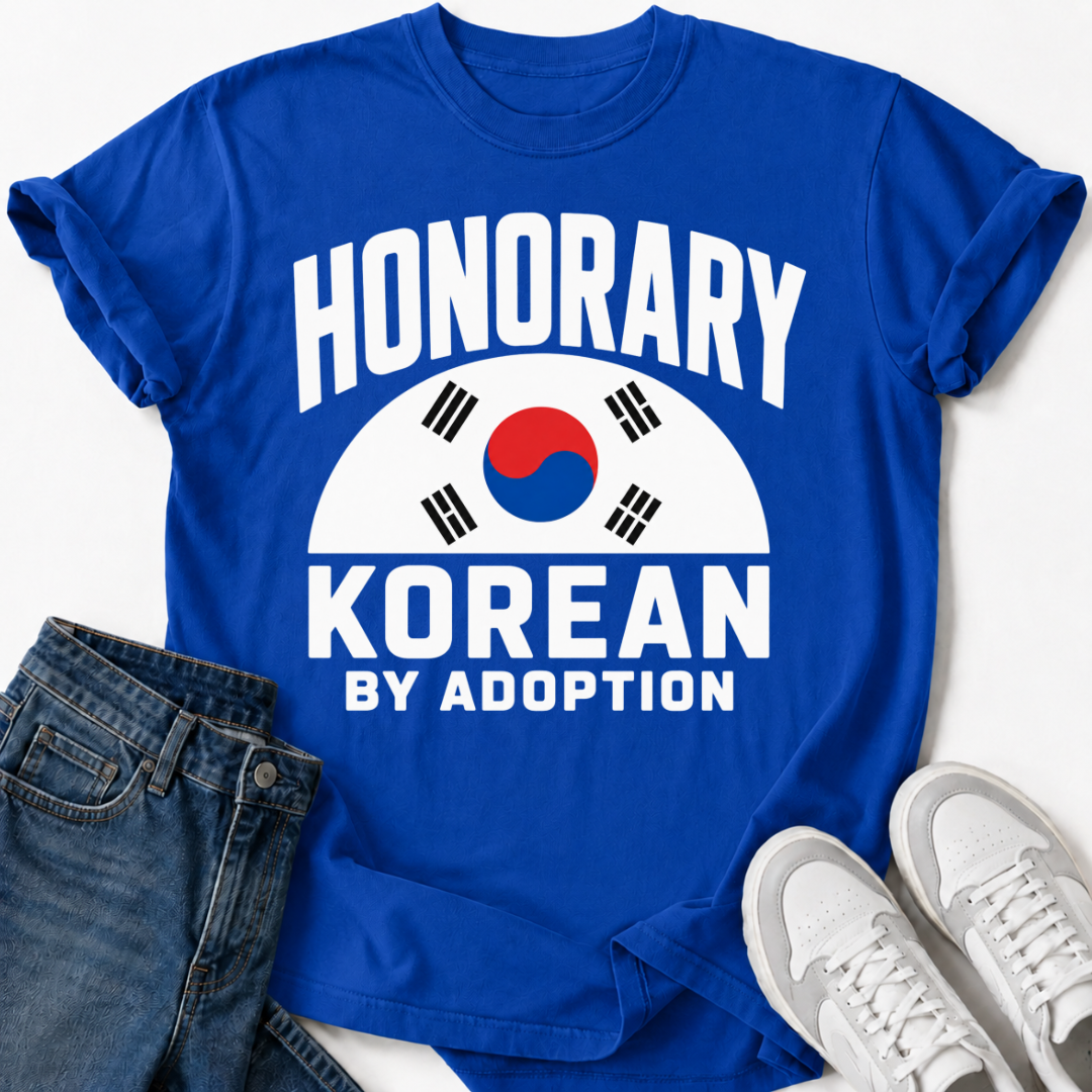HONORARY KOREAN BY ADOPTION T-SHIRT