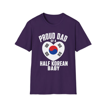 Proud Dad of a Half Korean Baby T-Shirt