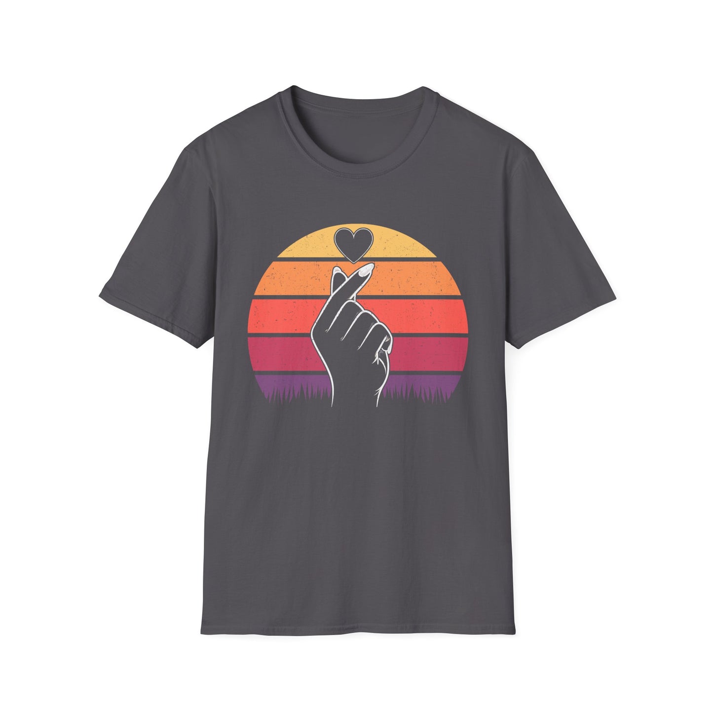 Retro Love Hand Unisex Softstyle T-Shirt - Perfect Gift for Everyday Wear