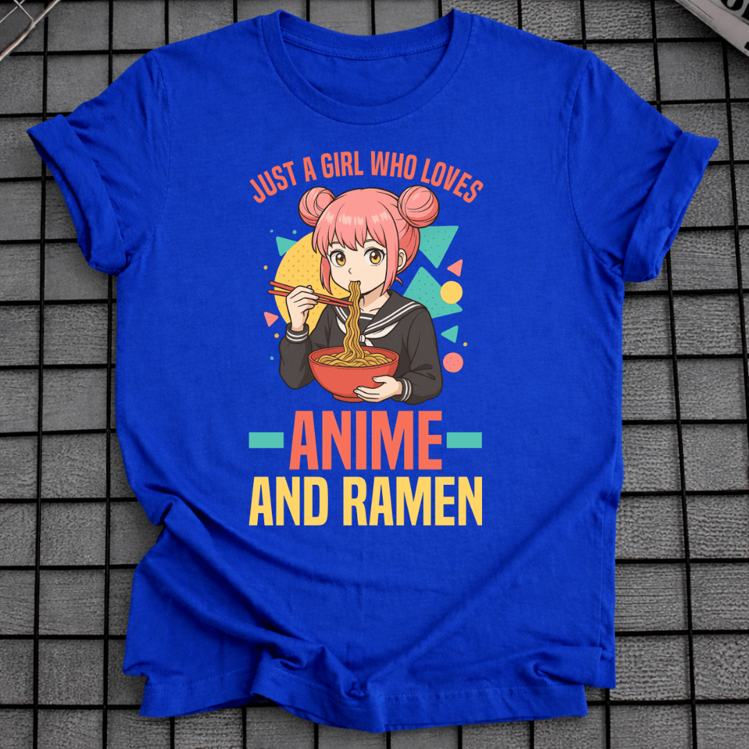 ANIME RAMEN MÄDCHEN T-SHIRT
