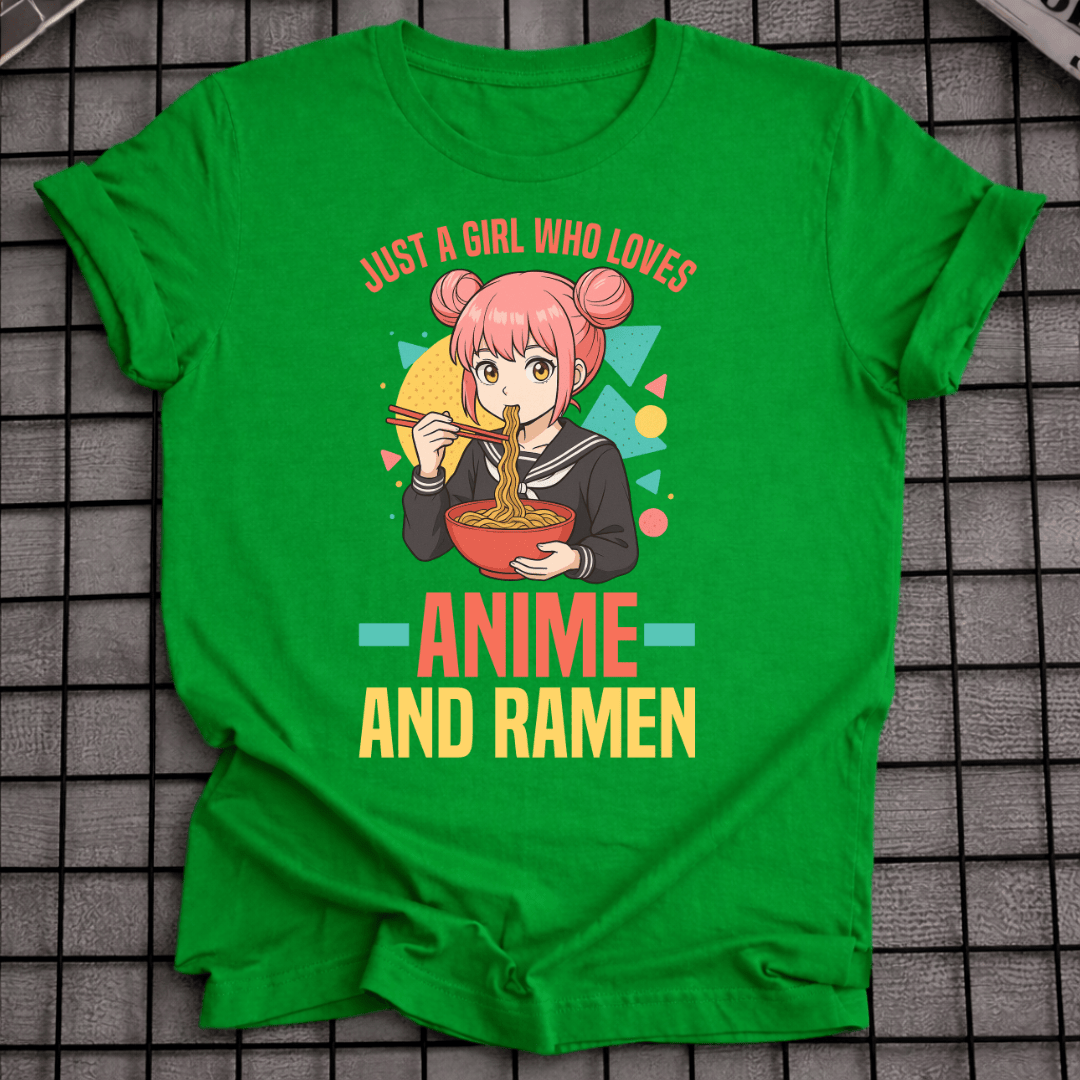ANIME RAMEN MÄDCHEN T-SHIRT