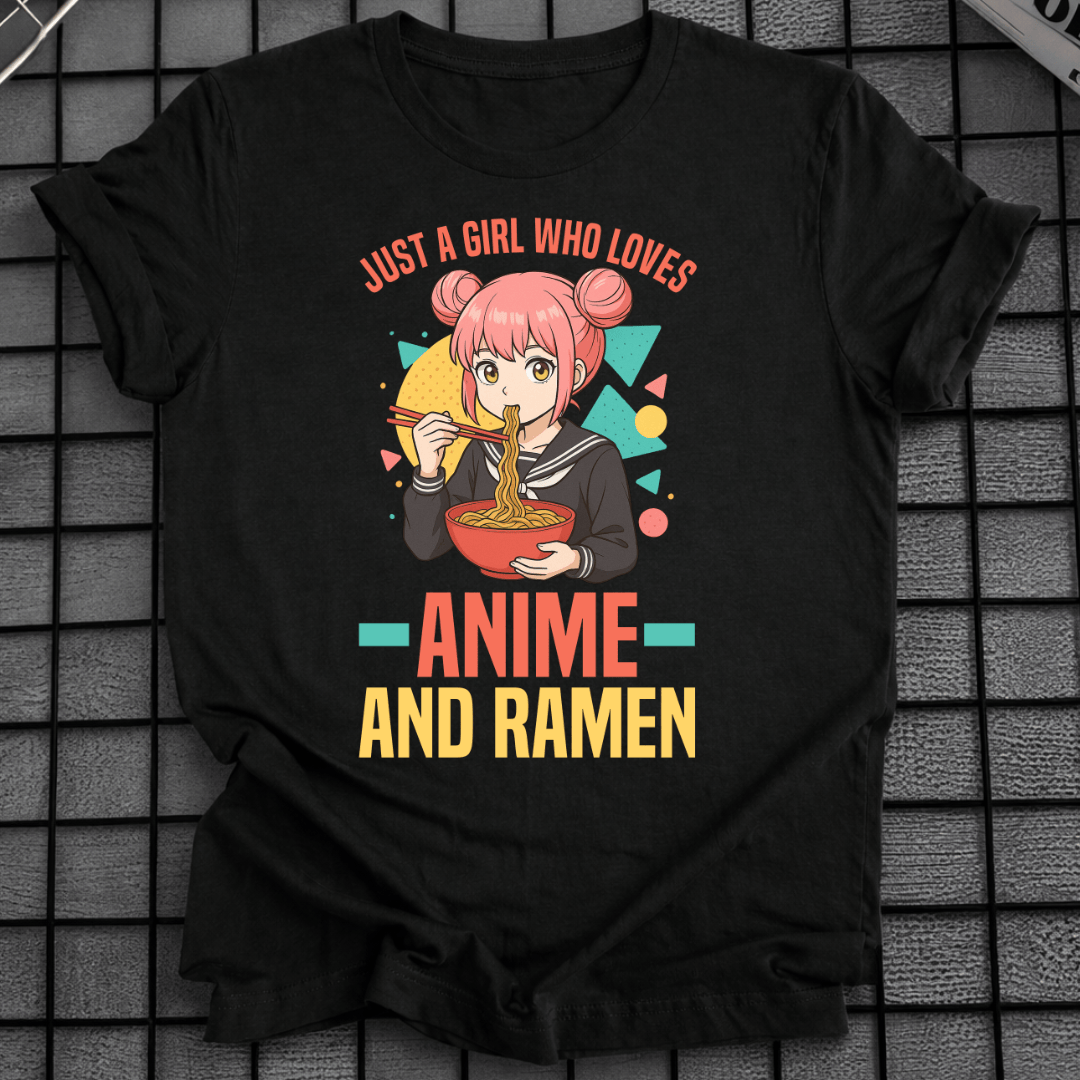 ANIME RAMEN MÄDCHEN T-SHIRT