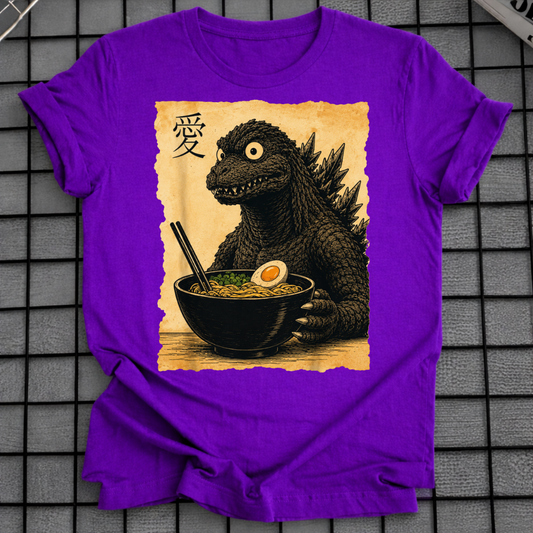 KAIJU EATING RAMEN T-SHIRT