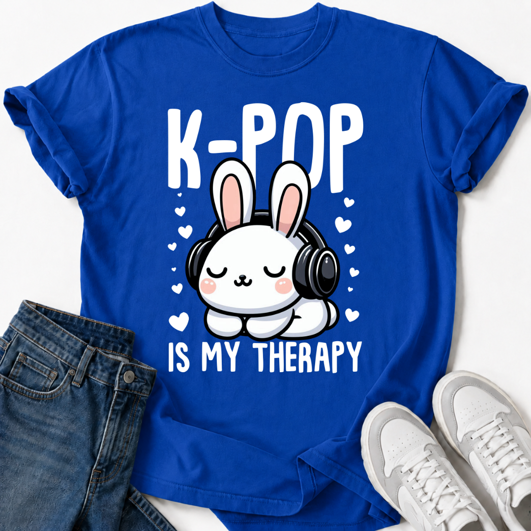 K-POP IS MY THERAPY BUNNY T-SHIRT